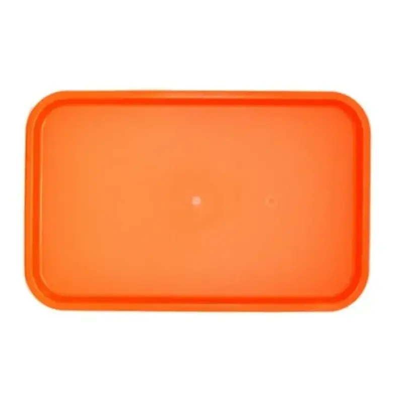 Поднос 52,5*32,5 см. оранжевый поверхность шагрень (166) MGprof /1/10/