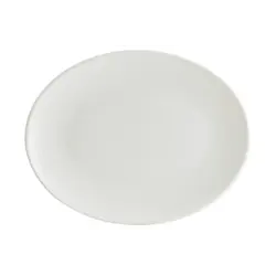 Блюдо овальное 360*280 мм. Белый Луп узкая полоска Bonna /1/6/348/ 