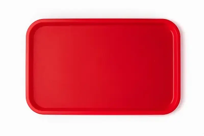 Поднос 52,5*32,5 см. красный поверхность шагрень (163) MGprof /1/10/