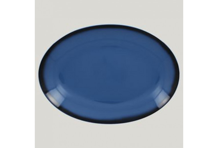 Блюдо овальное RAK Porcelain LEA Blue (синий цвет) 32 см