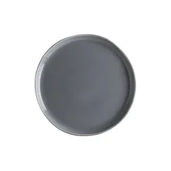 Тарелка d=250 мм. Серый, форма Крафт волнистый край Bonna /1/12/630/