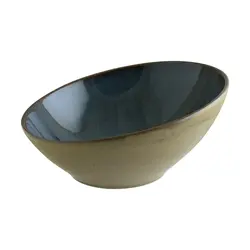 Салатник d=220 мм. 850 мл. h=60/105 мм. скошенный край Сфера Оушн, форма Ванто Bonna /1/6/258/