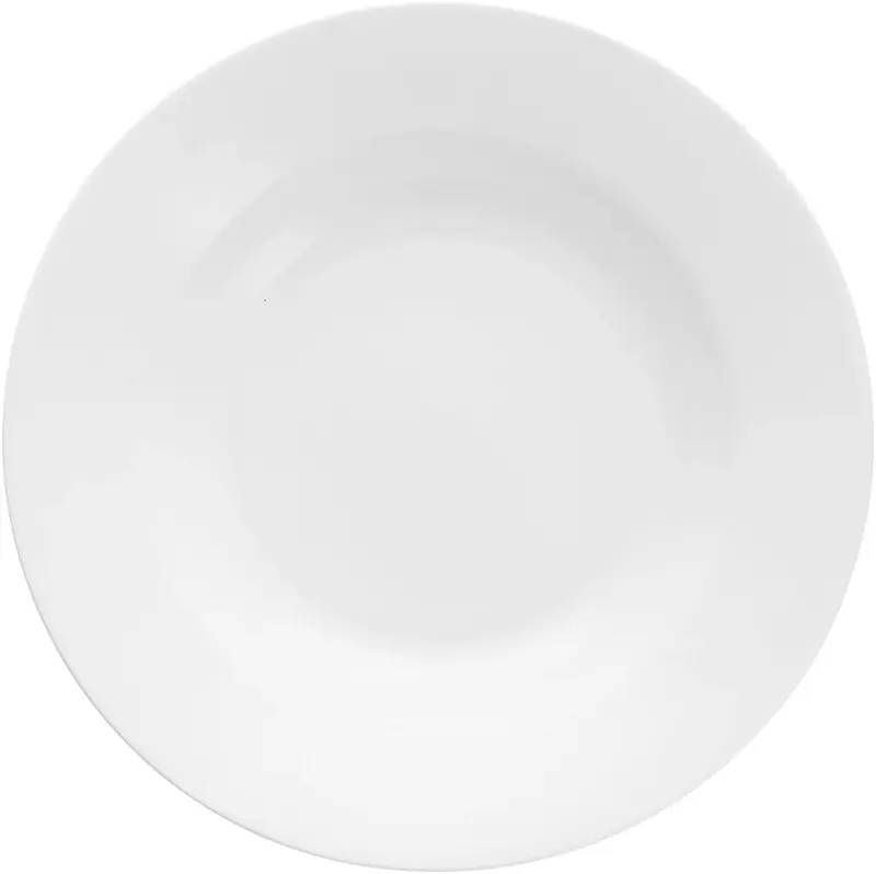Тарелка глубокая с римом 475 мл, d 27 см, Snow, Basics