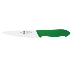 Нож кухонный 150/270 мм. зеленый антибактер. ручка HoReCa Icel /1/6/