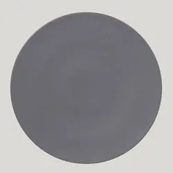 Тарелка RAK Porcelain NeoFusion Stone круглая плоская 29 см (серый цвет)