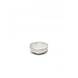 Салатник с волнистым краем D11см, H4см, цвет белый, Inku