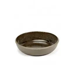 Салатник D21см, H4,5см, цвет серый