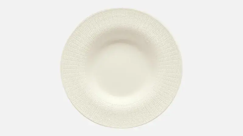 Тарелка глубокая с рельефным римом 140 мл, d 20 см, h 3,7 см, Generation