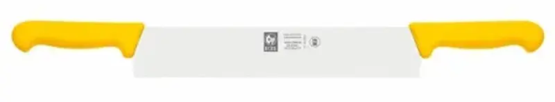 Нож для сыра 300/580 мм. с двумя ручками, желтый PRACTICA Icel
