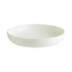 Тарелка d=220 мм. глубокая 1070 мл. h=45 мм. с бортом Белый, форма Потт Bonna /1/6/684/ 