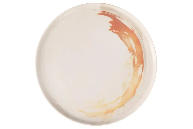 Тарелка мелкая с вертикальным бортом 27 см Quartet Flame PIOLI