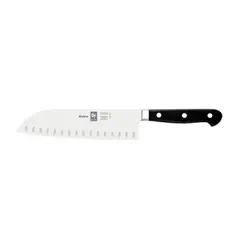 Нож японский Santoku 180/300 мм. с бороздками, кованый MAITRE Icel /1/