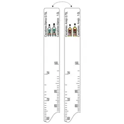 Барная линейка Cazadores Blanco/Anejo (750мл/1л), P.L. Proff Cuisine