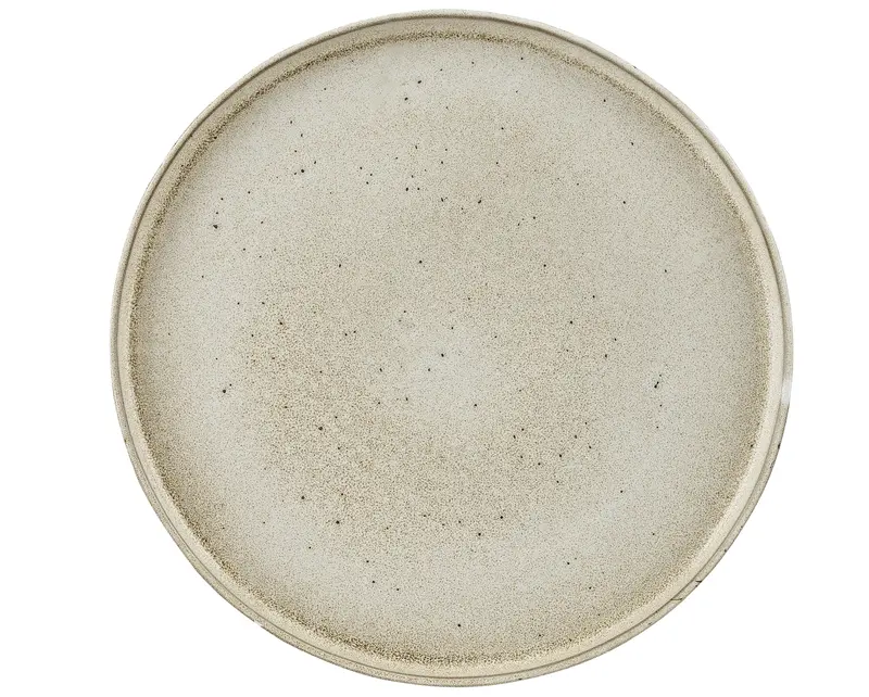 Тарелка с вертикальным бортом d 26,5 см, цвет бежевый, Stonewhite