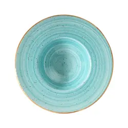 Тарелка для пасты d=280 мм. 400 мл. Аква, форма Банкет Bonna /1/6/396/