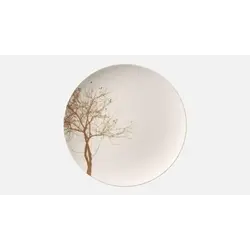 Тарелка мелкая d 29,1 см, h 2,6 см, декор дерево, Nature Infused