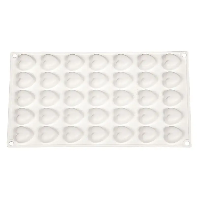 Форма силиконовая "Микро сердце" 35 ячеек 23*25*10 мм, P.L. Proff Cuisine