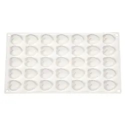 Форма силиконовая "Микро сердце" 35 ячеек 23*25*10 мм, P.L. Proff Cuisine