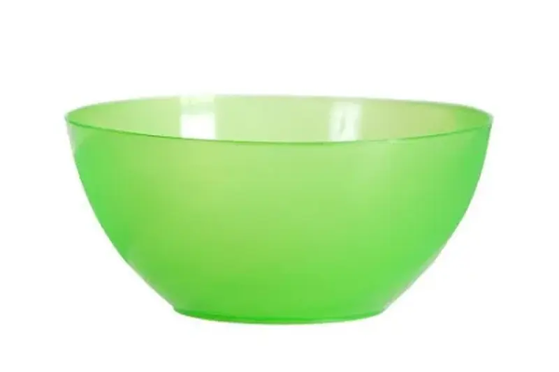 Салатник d=205 мм. 2000 мл. h=95 мм. салатовый пластик. /1/80/