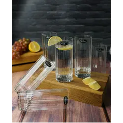 Набор стаканов высоких Bach 360 мл, хрустальное стекло, 6 шт.