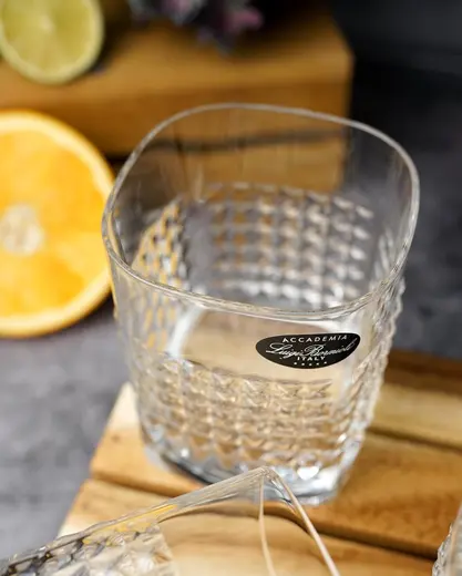 Набор стаканов низких Mixology Elixir DOF 380 мл, хрустальное стекло, 6 шт.