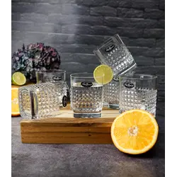 Набор стаканов низких Mixology Elixir DOF 380 мл, хрустальное стекло, 6 шт.