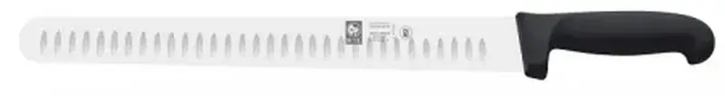 Нож для нарезки 360/500 мм. с бороздками, черный PRACTICA Icel /1/6/