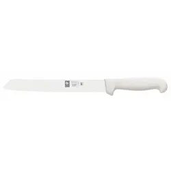 Нож для хлеба 200/340 мм. с волн. кромкой, белый PRACTICA Icel /1/