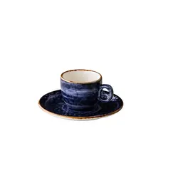 Блюдце 13 см, цвет синий (для кофейной чашки) Jersey