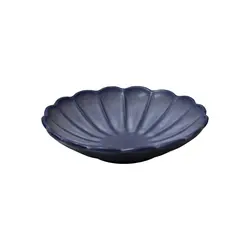 Тарелка глубокая 24см, цвет синий, Flower