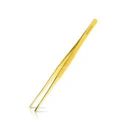 Пинцет 30 см золото нерж. Lumian