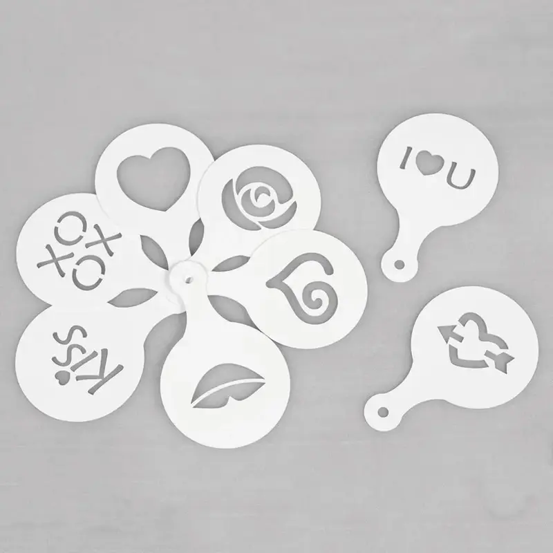 Трафарет декоратор набор 8 шт. пластик P.L. Proff Cuisine