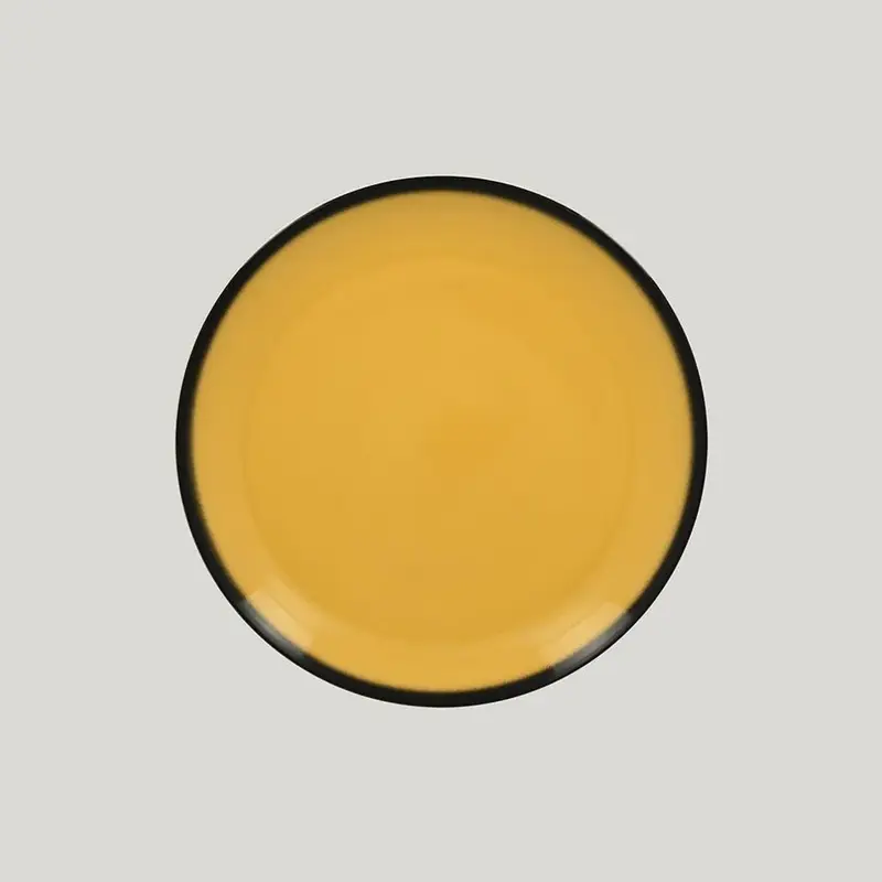 Тарелка круглая RAK Porcelain LEA Yellow 27 см (желтый цвет)