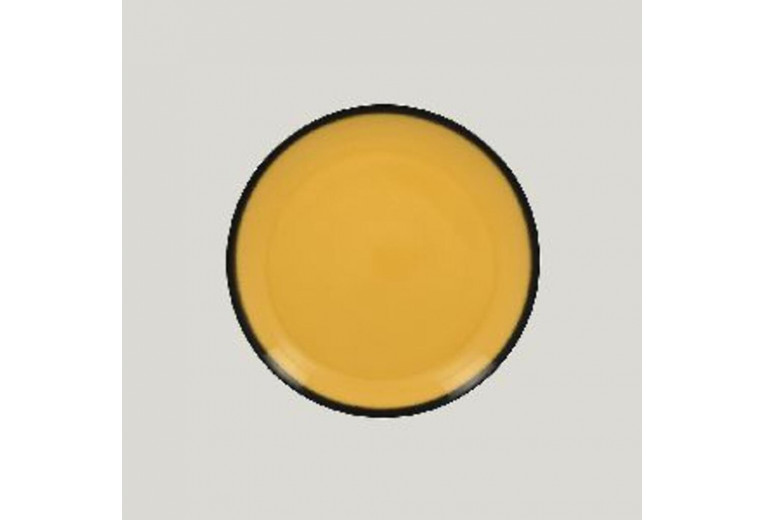 Тарелка круглая RAK Porcelain LEA Yellow 27 см (желтый цвет)