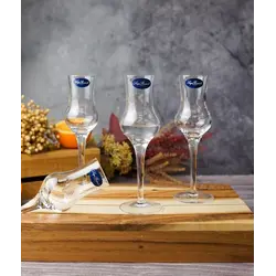 Набор рюмок для граппы, 4 шт., Luigi Bormioli, Наборы посуды, 90 мл