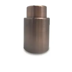 Пробка вакуумная нерж. 7 см. с покрыт. под медь VB /1/12/