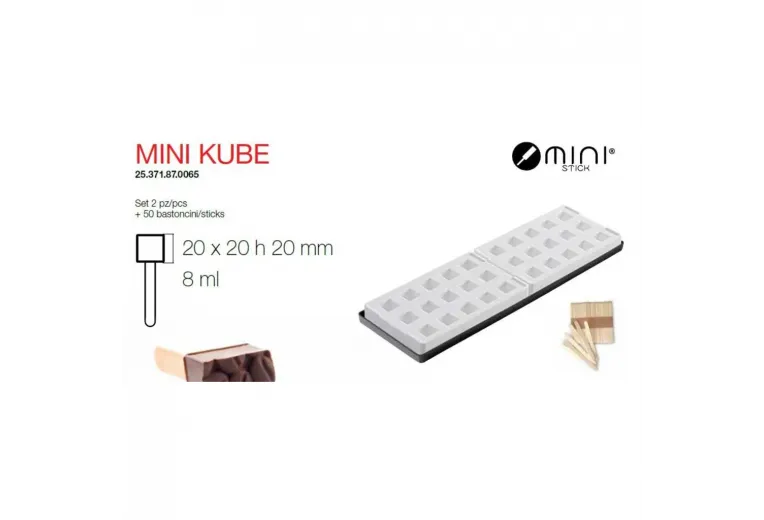 Форма кондитерская Silikomart MINI KUBE, ячейки 2*2 см, h 2 см, силикон, Италия