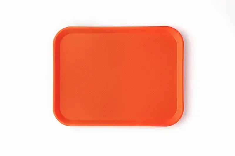 Поднос 34,5*26,5 см. оранжевый поверхность классик (166) MGprof /1/10/