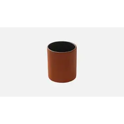 Кружка без ручки 300 мл, d 8 см, h 9,5 см, цвет черный, Jardim