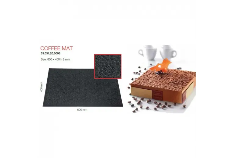 Коврик кондитерский для создания тексуры Silikomart COFFEE MAT, силикон, 40*60 см, Итали