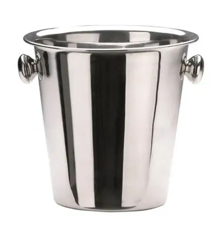 Ведро для шампанского с ручками для 1-й бутылки, Abert, нерж., 4.5 л, d 215/130 мм, h 210 мм