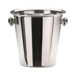Ведро для шампанского с ручками для 1-й бутылки, Abert, нерж., 4.5 л, d 215/130 мм, h 210 мм