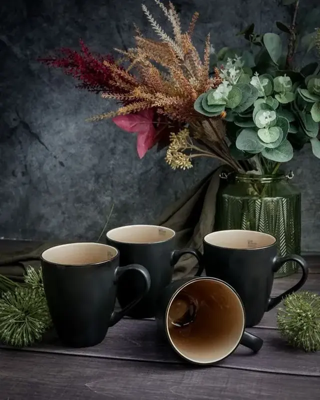 Набор кружек Cosy & Trendy Laguna Old Rose, 450 мл., 4 шт., керамика