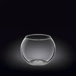 Ваза для цветов d=100 мм. h=80 мм. Термостекло Wilmax /1/48/