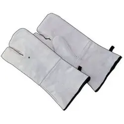 Рукавица термостойкая с 2-мя выделенн. пальц. 35,5*14 см. (до +250°С) кожа (1 пара) /1/