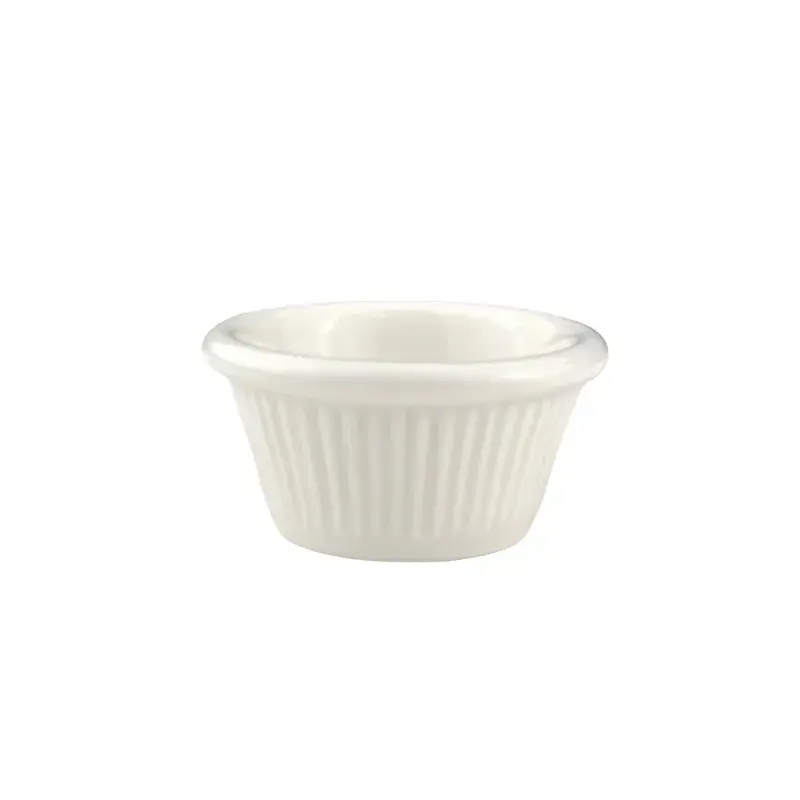 Форма для запекания 75 мл. d=70 мм. (рамекин) Белый, форма Оптива Bonna /1/24/3456/ 