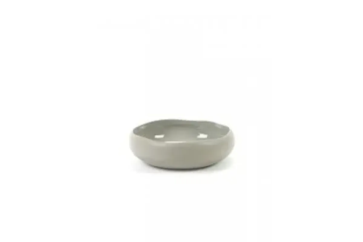 Салатник d 23 см h 7,8 см, керамика, цвет серый, Irregular bowls