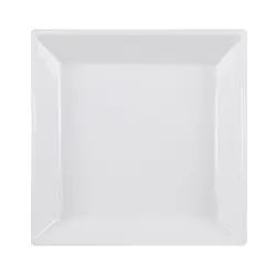 Тарелка квадр. 110*110 мм. Белый Ариан /1/12/ ОСЕНЬ
