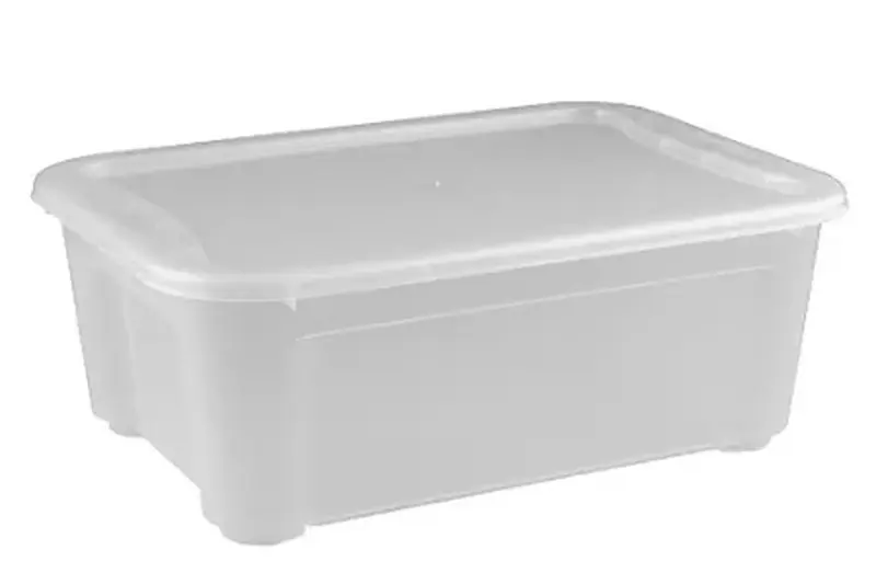 Контейнер для продуктов прямоуг. 10 л. 38,9*27,5*14,5 см. п/п Кристалл /1/8/