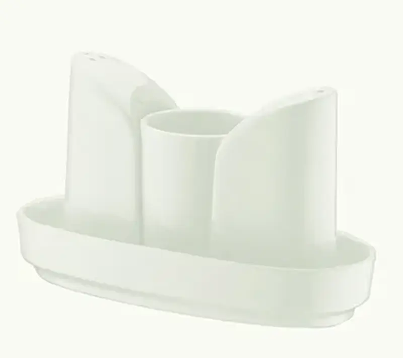 Набор для специй 3 пр. на подставке Белый Bonna /1/48/ 